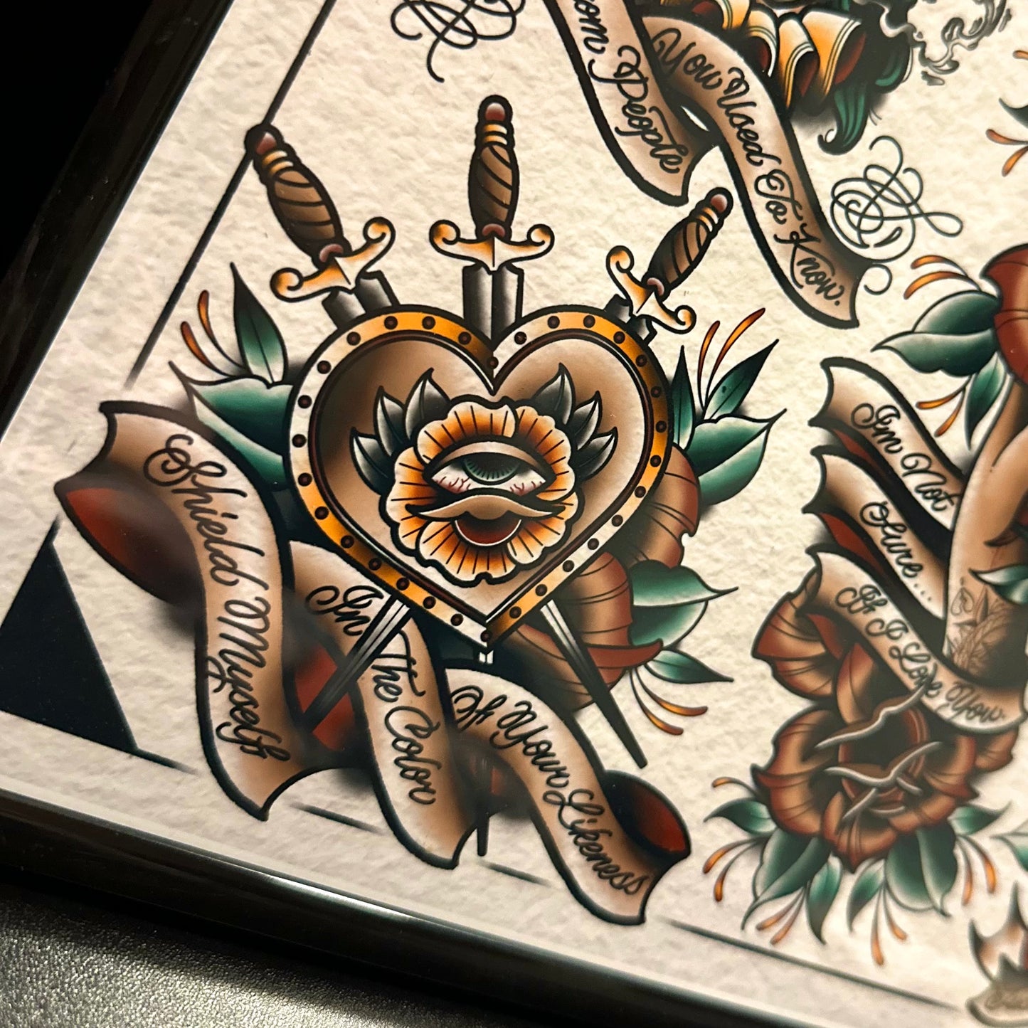 “I Want To Disappear” The Story So Far Tattoo Flash Print