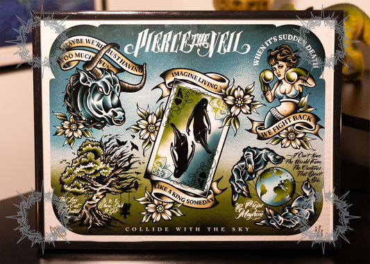 "Collide with the Sky" Pierce the Veil Flash Print