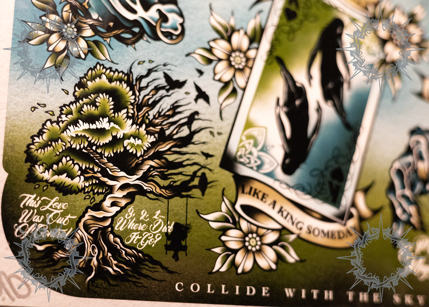 "Collide with the Sky" Pierce the Veil Flash Print