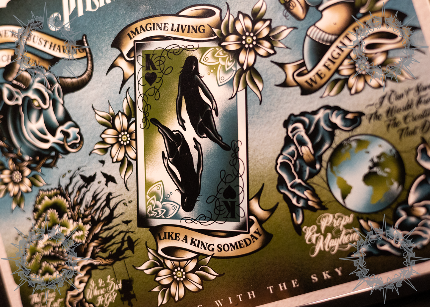"Collide with the Sky" Pierce the Veil Flash Print