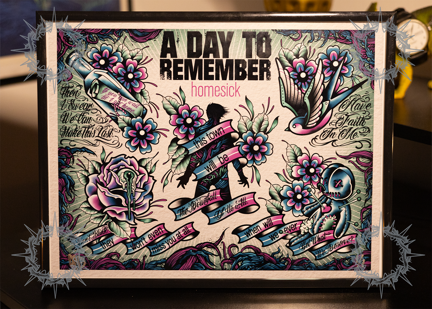 "Homesick" A Day To Remember Flash Print