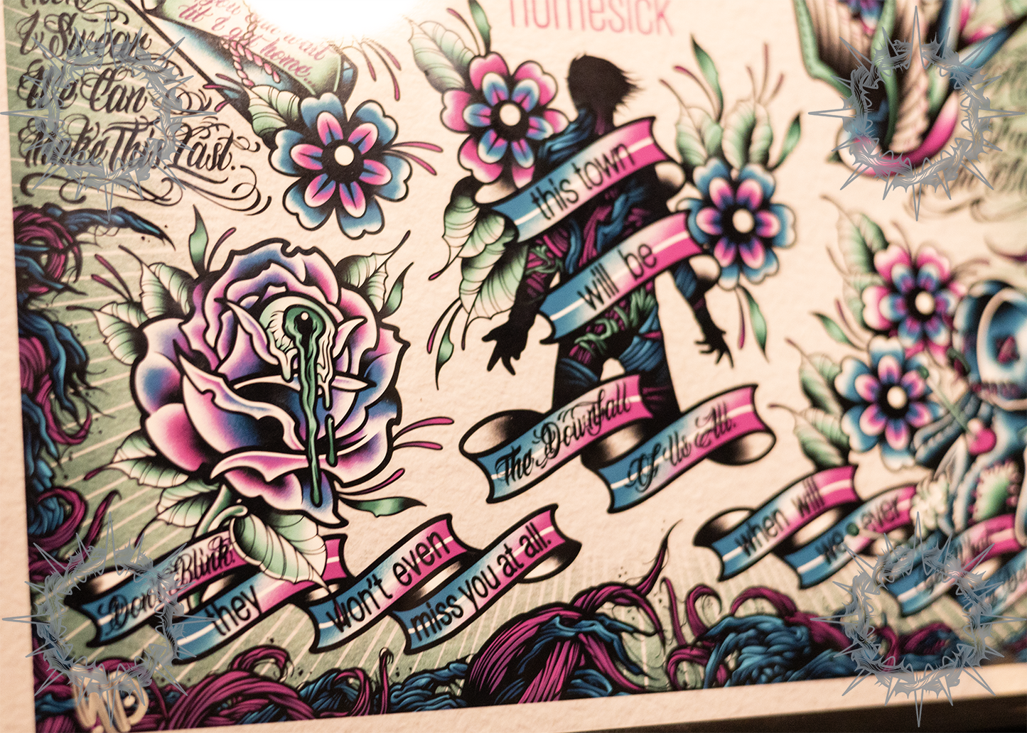 "Homesick" A Day To Remember Flash Print