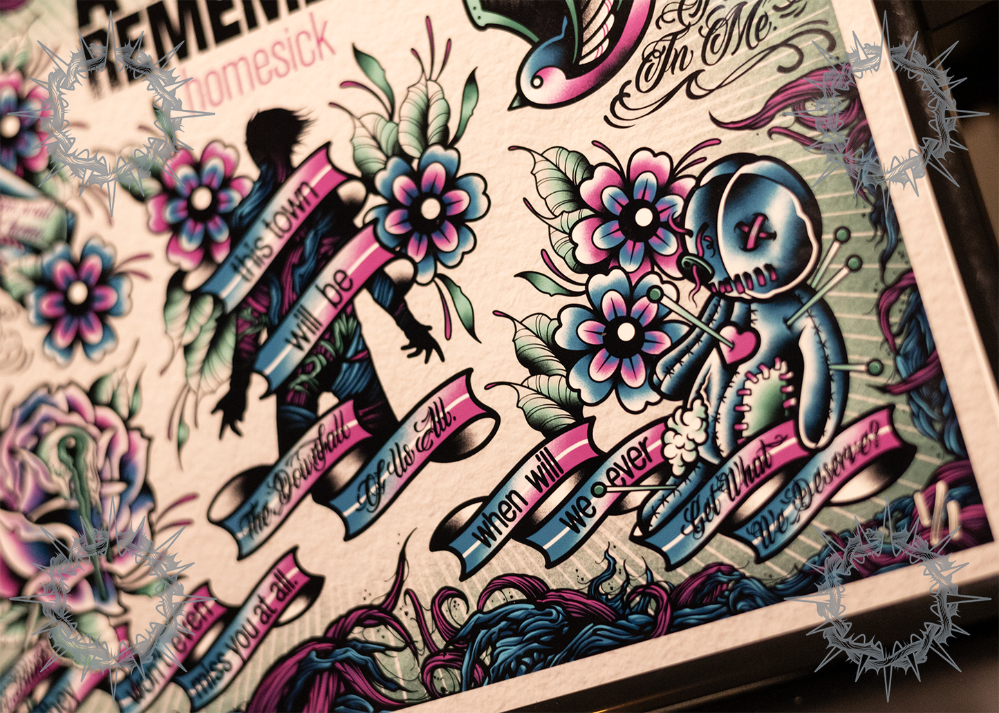 "Homesick" A Day To Remember Flash Print