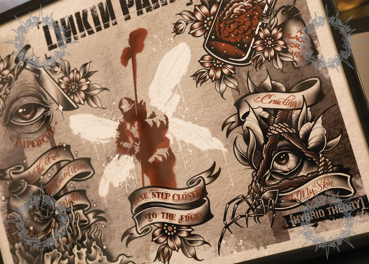 "Hybrid Theory" Linkin Park Flash Print