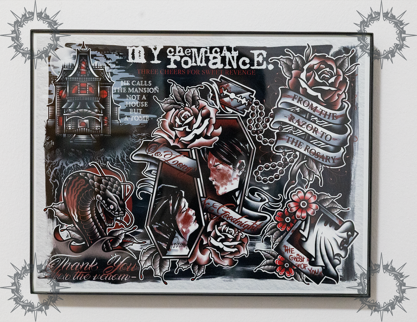 "Three Cheers for Sweet Revenge" My Chemical Romance Flash Print