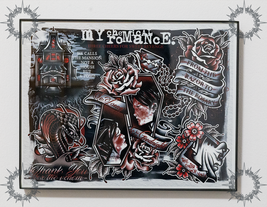 "Three Cheers for Sweet Revenge" My Chemical Romance Flash Print
