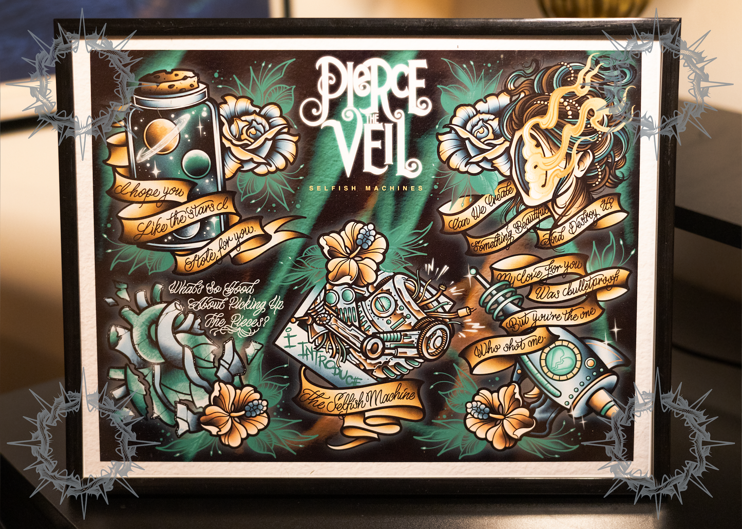 "Selfish Machines" Pierce the Veil Flash Print