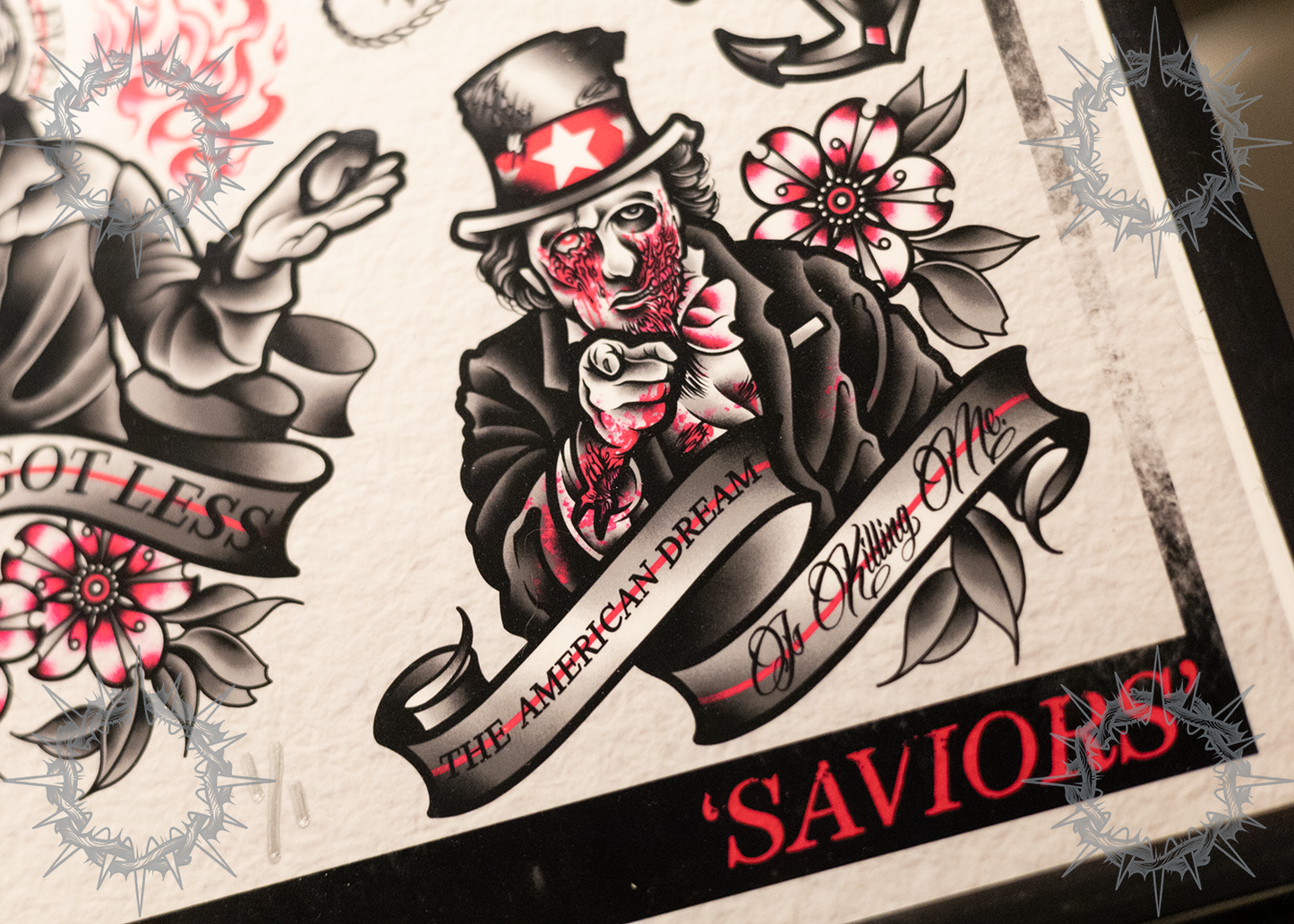 "Saviors" Green Day Flash Print