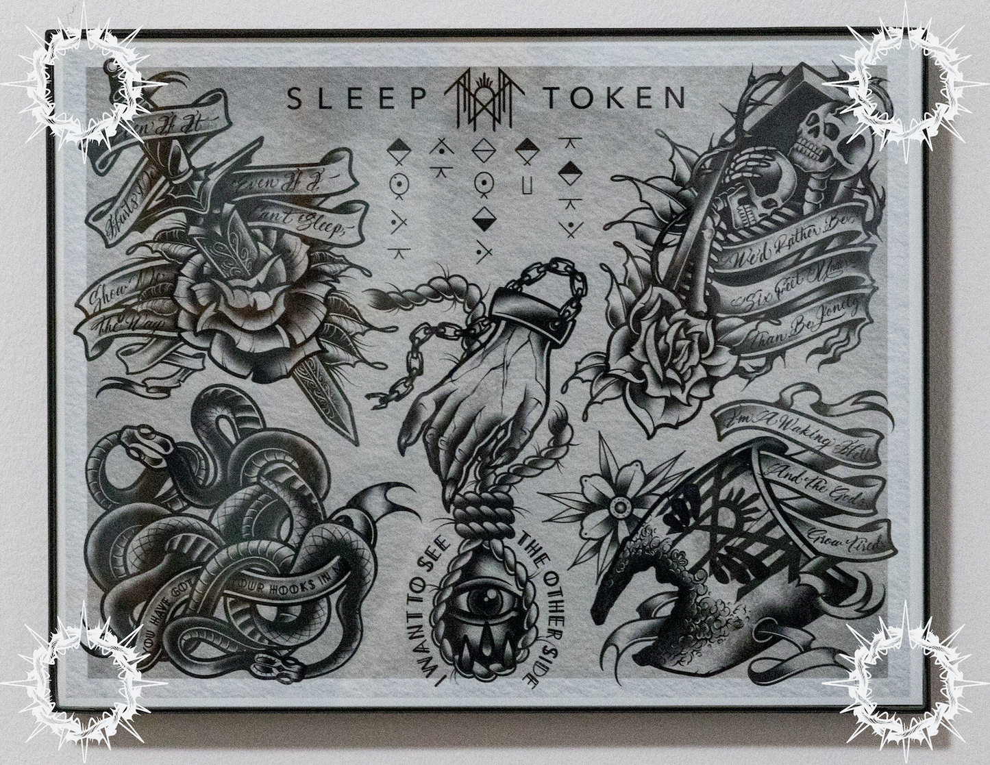 "Take Me Back to Eden" Sleep Token Flash Print