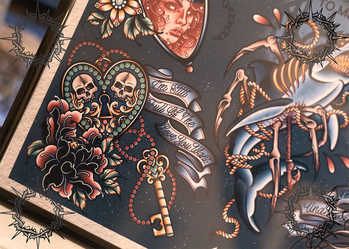 “This Place Will Become Your Tomb” Sleep Token Tattoo Flash Print