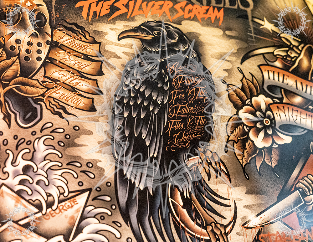 "The Silver Scream" Ice Nine Kills Tattoo Flash