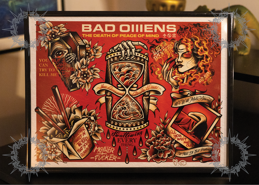 "The Death of Peace of Mind" Bad Omens Flash Print